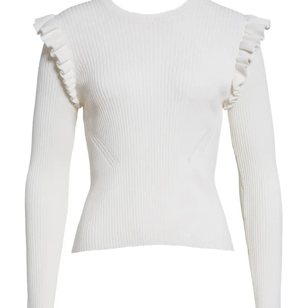 Cinq A Sept Sloann Frill Sweater